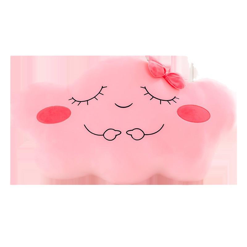 Cartoon Cloud Plush Pillow: Cute Doll for Girls, Soft Cushion for Bed