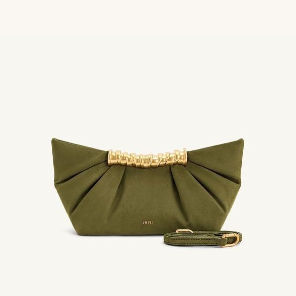 2026 Nová Módní Metalická Kabelka se Skládaným Designem - Prémiová Jednoramenná Crossbody Spojka