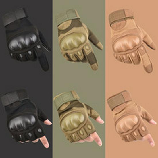 Men’s Full-Finger Tactical Gloves | Wear-Resistant, Non-Slip for Outdoor Sports, Cycling, Climbing, and Field Combat