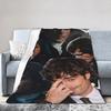 Jacob Elordi Actor Photo Collage Blankets Quality Warm  Throw Blanket Winter Picnic Outdoor Aesthetic Bedspread