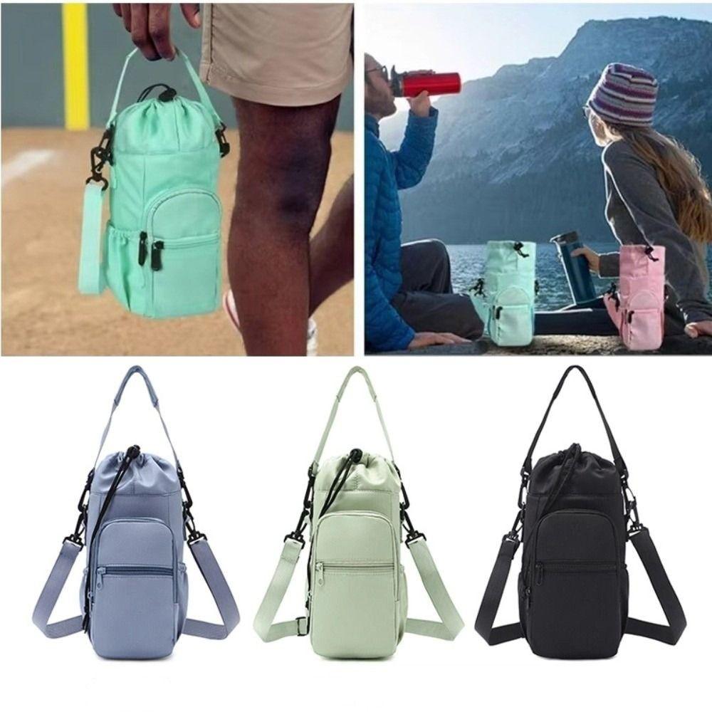 Protective Sleeve Water Bottle Bag Adjustable Strap Vacuum Cup Carrier Cover  Walking