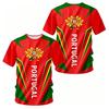 Portugal Football Shirt Print Soccer Jersey National Team Fans Tops