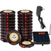 Restaurant Pager System Wireless Long Range Lineup Waiting Queue Signal Guest Customer Calling Beepers for Food Truck