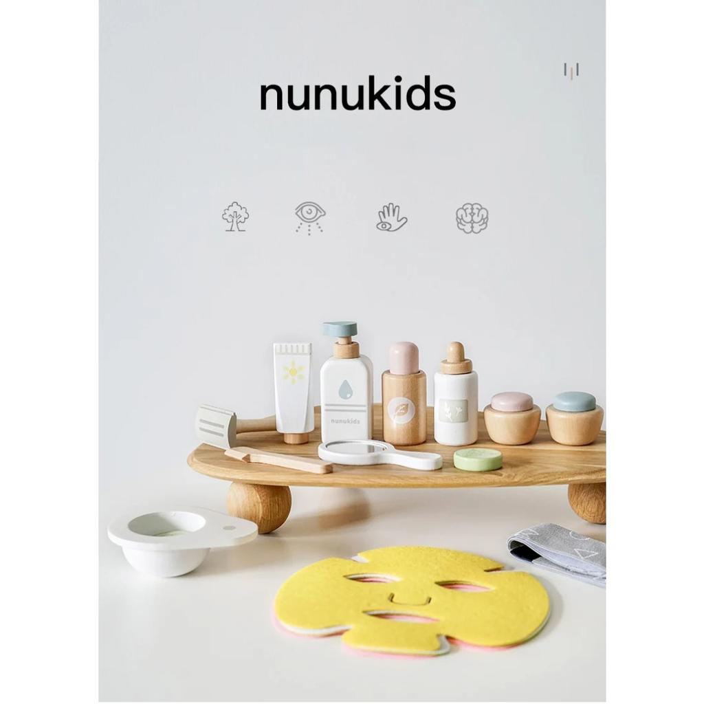 Children Wooden Pretend Play Toy Simulation Facial Mask Makeup Set Imitation Game Role Play Kids' Learning Education Toys Gifts