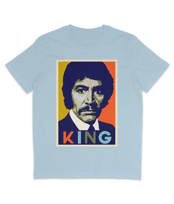 Jason King - Peter Wyngarde - KING - Organic T-Shirt Mens Womens Tees Top - Morrissey - The Smiths