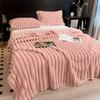 Solid Thickened Wide Striped Flannel Multifunctional Blanket, Can Be Used As Bed Sheet Cover Blanket, Sofa Blanket,nap Blanket