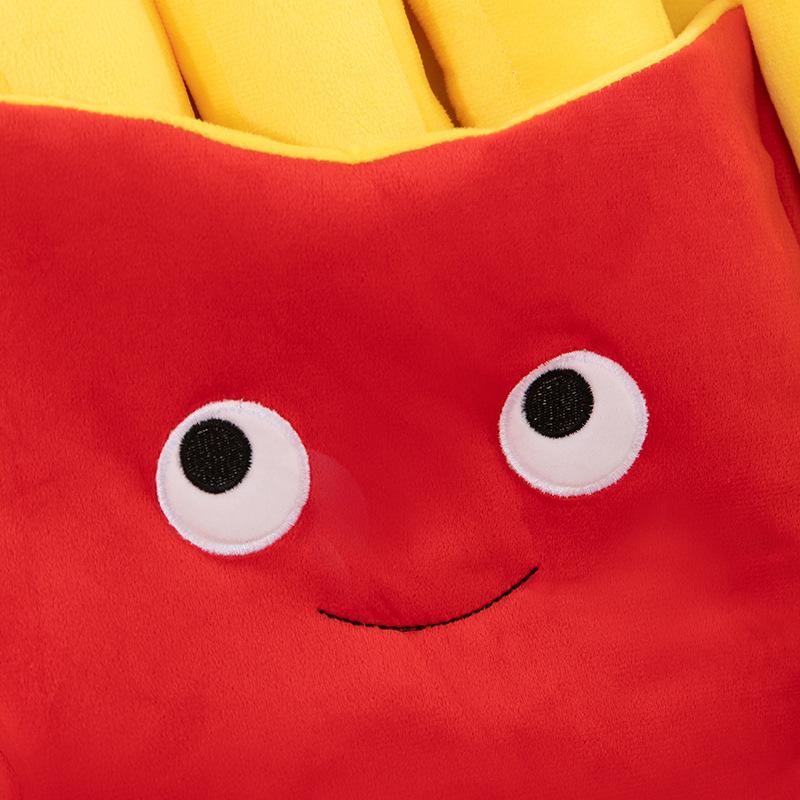 Burger Throw Pillow Pizza Doll Fries Plush Toy Bed Doll Sleeping Doll Children's Birthday Gift