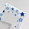 Star Sliding Cover Card Holder Transparent Portable Id Protector Kpop Photocard Photo Case Student School Card Bus Card Holder