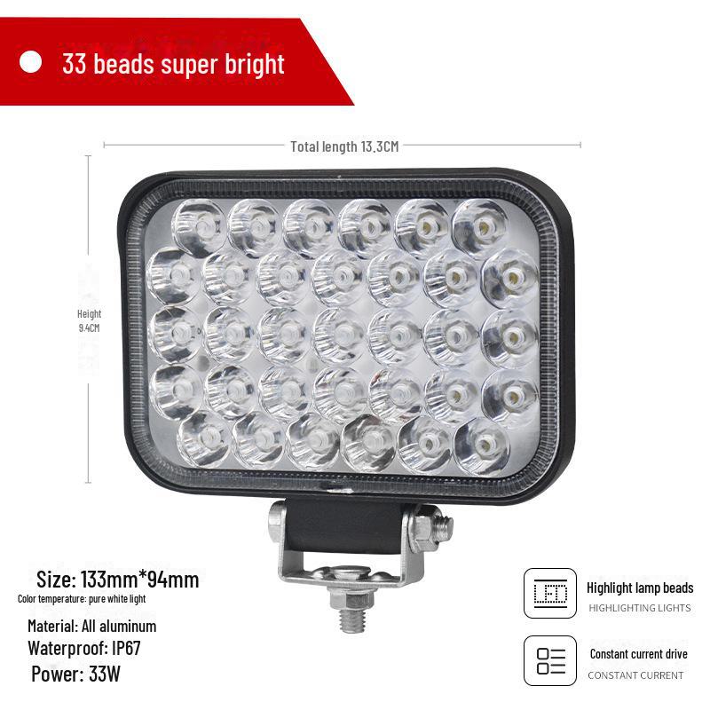 Far cu LED pentru motocicletă electrică super strălucitoare pentru mașină și tricicletă cu baterie, 12V-60V