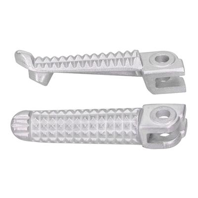 Motorcycle Foot Pegs Direct Replacement with 8 Accessories Foot Pegs Metal Material Abrasion Resistant