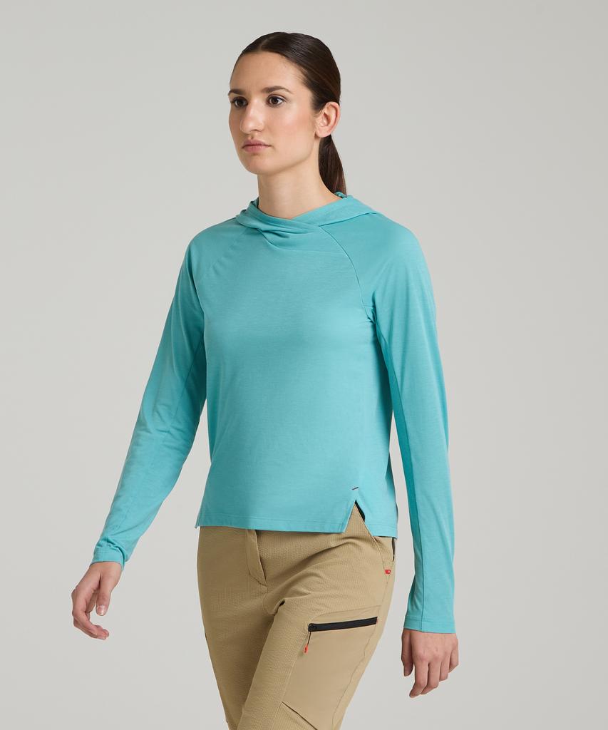 Monchyula Bersante Hooded Malia Women Transitional Long Sleeve T-Shirt Mmcn70W780