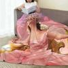 Wicked Elphaba & Glinda Tonal Warm Soft Blankets Musical Movie 2024 Travel Plush Bedding Throws Funny Bedroom Flannel Bedspread