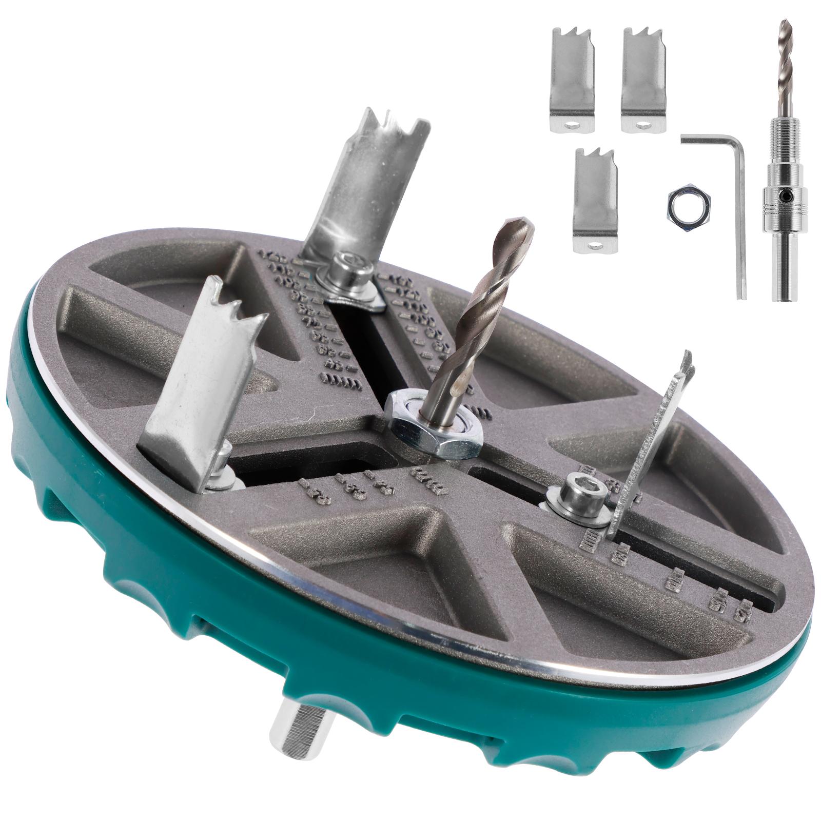 

45-130 мм многофункциональный деревообрабатывающий открыватель отверстий регулируемый диаметр пилы для отверстий круглое деревообрабатывающее сверло пила