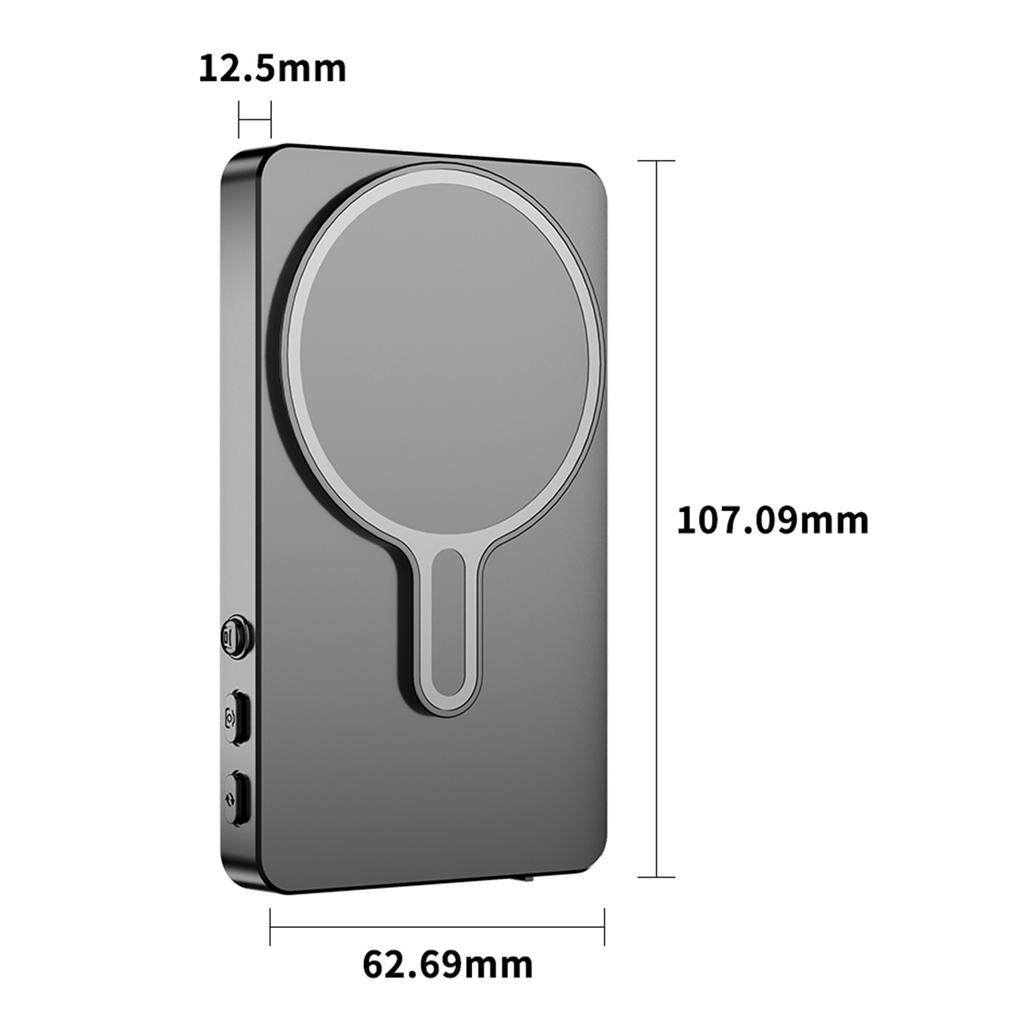 Magnetic Phone Selfie Screen Monitor Bluetooth Remote Selfie Rear Camera Vlog Live Stream Video Recording for iPhone For Android