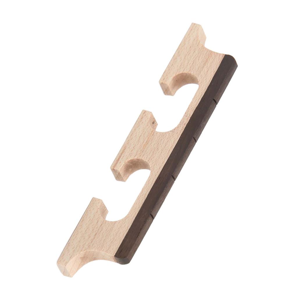 4 String Banjo Bridge Rosewood Decorative Robust Wooden 3 Leg Banjo Bridge Replacement for Music