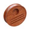 Sapele Wood Coffee Accessory Base, 65mm Espresso Storage Organizer with Smooth Wood Texture, Fit Guide for 51mm To 58mm Filter Screens
