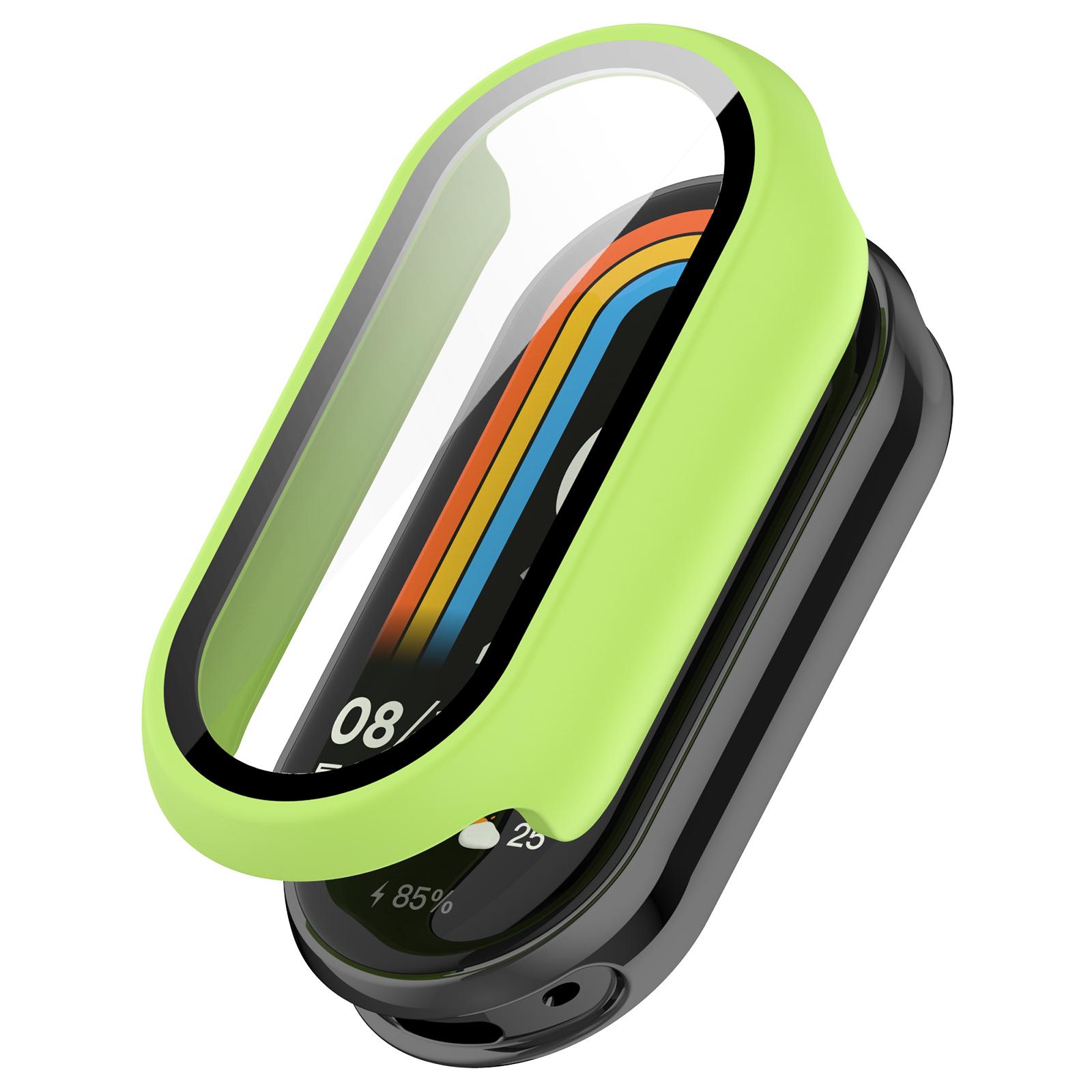

PC Case For Xiaomi Band 10 9 8 NFC HD Tempered Glass All-around Screen Protective Shell For Mi Band 9 10 8 Upgraded Bumper Cover For Mi Band 10
