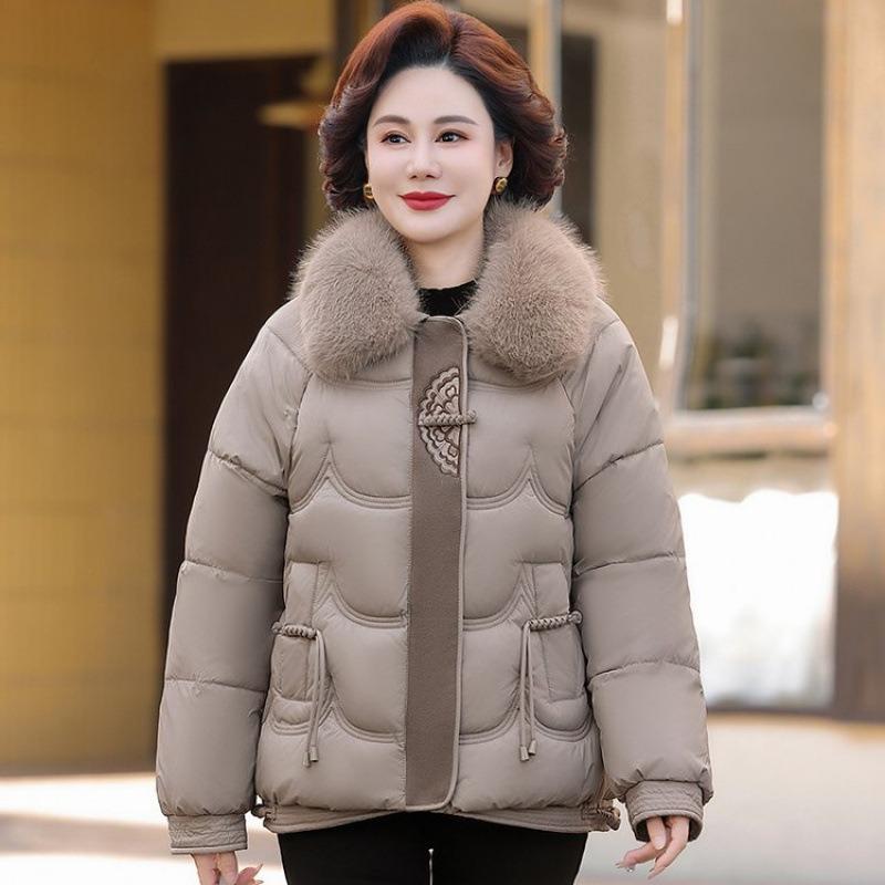

New mother s cotton-padded clothes, medium-thickened winter cotton-padded jackets, and coats. 1XL [recommended 80-50kg]