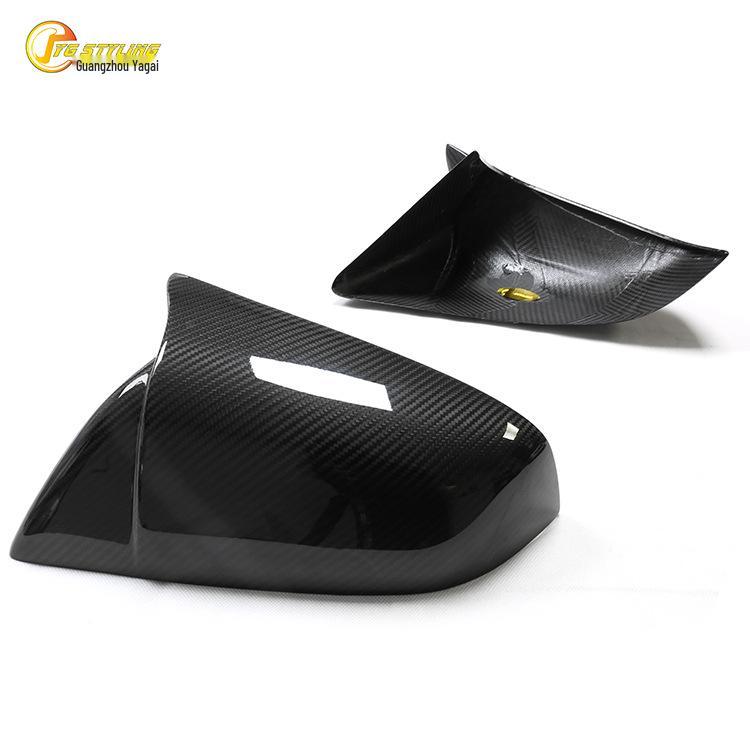 

Tesla Model S Custom Carbon Fiber Mirror Covers (Rearview/Reversing). Model S Glossy Horn (14-20)