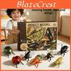 Educational Insect Toy Set With Plastic Crawling Figures And Recognition Cards For Kids