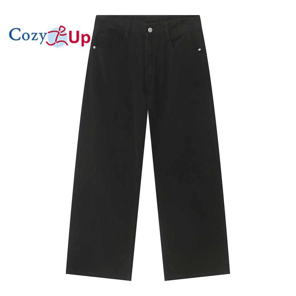 Cozy Up pánské široké džíny rovné nohavice Carpenter džínové kalhoty volného střihu