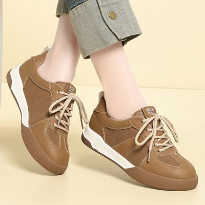 Scarpe Sportive Casual da Donna Primavera e Autunno Scarpe da Allenamento Tedesche Pelle Morbida Suola Morbida Scarpe da Donna Sneakers Versatili