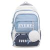 New middle school and college student school bag Light casual backpack Multi-layer large-capacity junior high school school bag for men and women