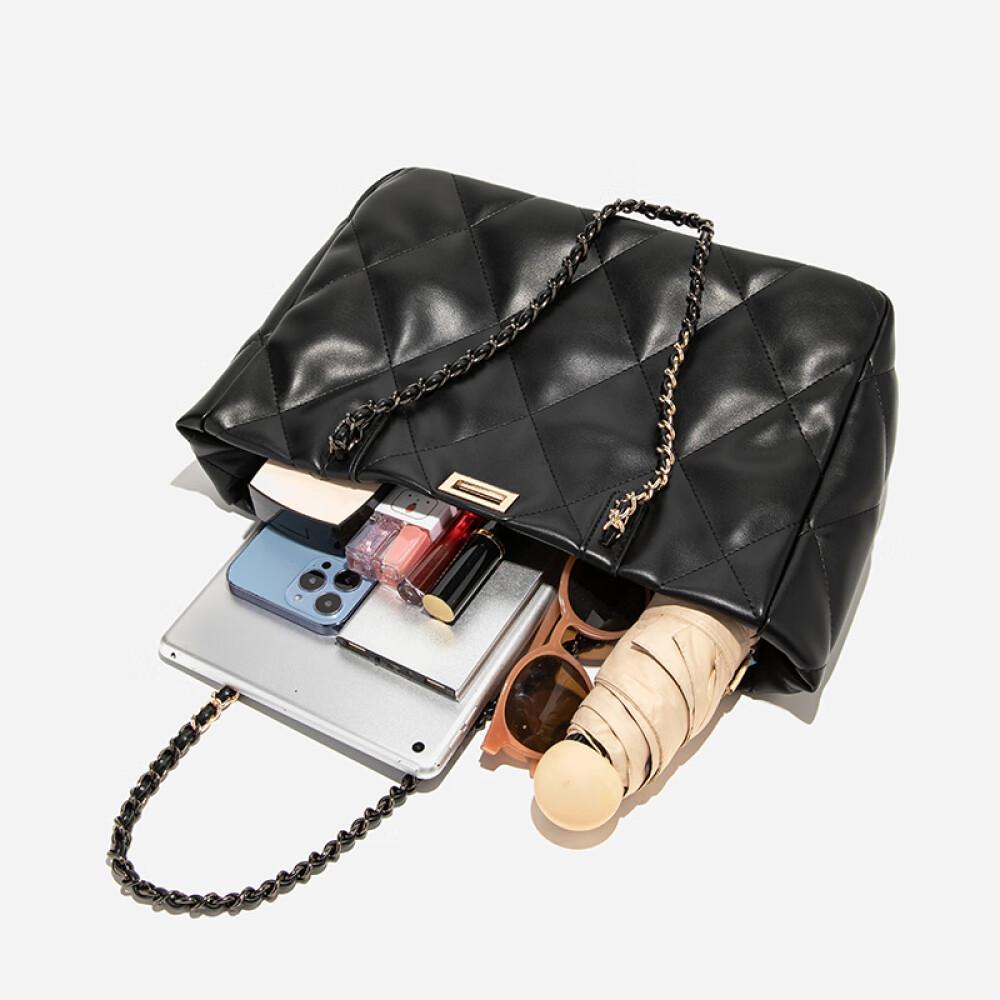 Light Luxury Shoulder Bag Fashion Large Capacity Tote Bag for Girlfriend Birthday Gift Length 35cm Wide 12cm High 24cm