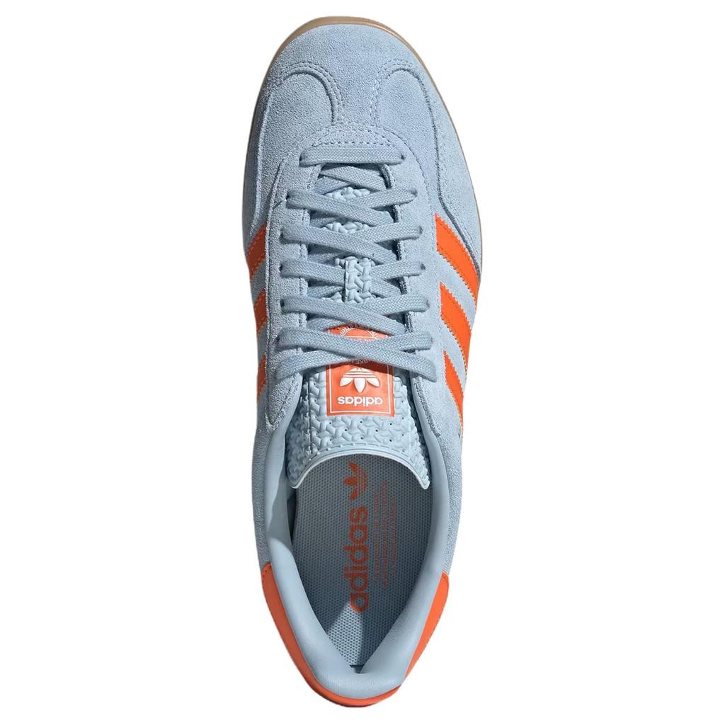 adidas Gazelle Indoor Wonder Blue Orange Sneakers Unisex Cloud-White JH5405