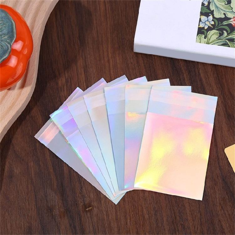 50Pieces Stylish Poly Mailers Metallic Rainbow Envelopes With Quick Self Seal For Safe And Fashionable Shipping