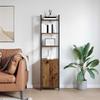 Bookshelf 6 Tiers 40 x 24 x 161 cm Engineered Wood Reclaimed Wood