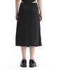 Teulimingbeodeu Jersey Lace-Up Side Set-Up Skirt [ Black ]