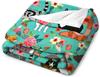 Cute Cats Print Blanket Flannel Blanke Bed Sofa Travel Camping Super Soft Cozy Plush Blanket Dogs Print Throw for All Seasons
