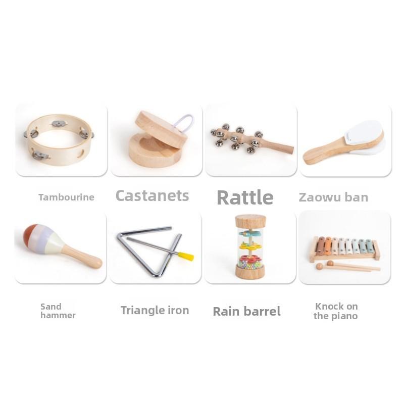 Glockenspiel Maracas Wooden Triangolo Music Enlightenment Children Toy Puzzle