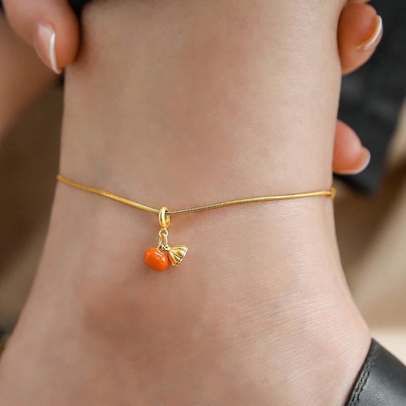 925 Sterling Silver Anklet Dazzling Chain Clear CZ Geometric Elegant For Woman Girl Fashion Jewelry Gift Dropship Wholesale