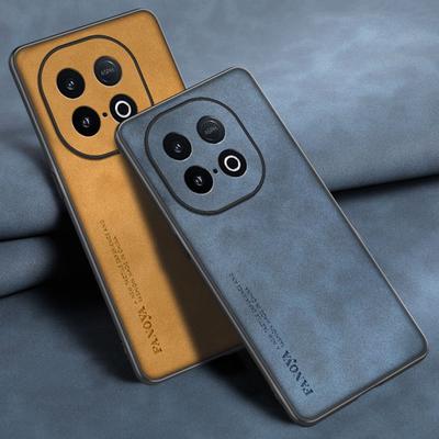 Pro iQOO Z10 Turbo Pouzdro Luxusní PU Kůže Pouzdro na Telefon Pro Vivo iQOO Z10 Turbo Pro 5G Zadní Kryt Matný Silikonová Plná Ochrana