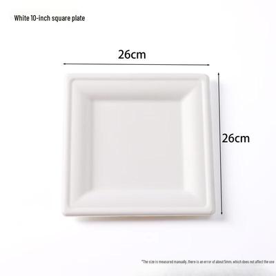 Biodegradable Bamboo Disposable Plates