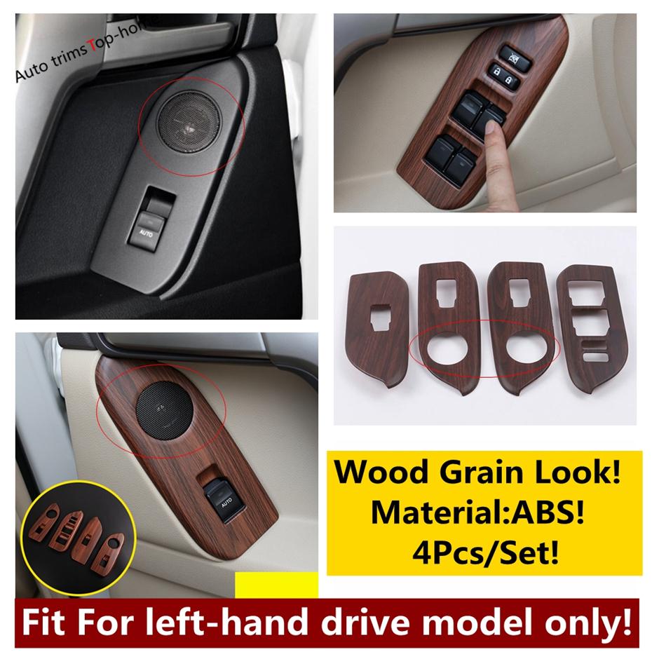 Pannello Decorativo Copertura Trim Pulsante Interruttore Alzacristalli Bracciolo Per Toyota Land Cruiser Prado FJ150 150 2010 - Accessori