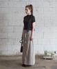 Apoem Canvas Belted Long Skirt (2C)