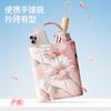 Spot three-fold retro color glue printed 16-bone parasol female weather and rain dual-purpose anti-ultraviolet folding sun umbrella