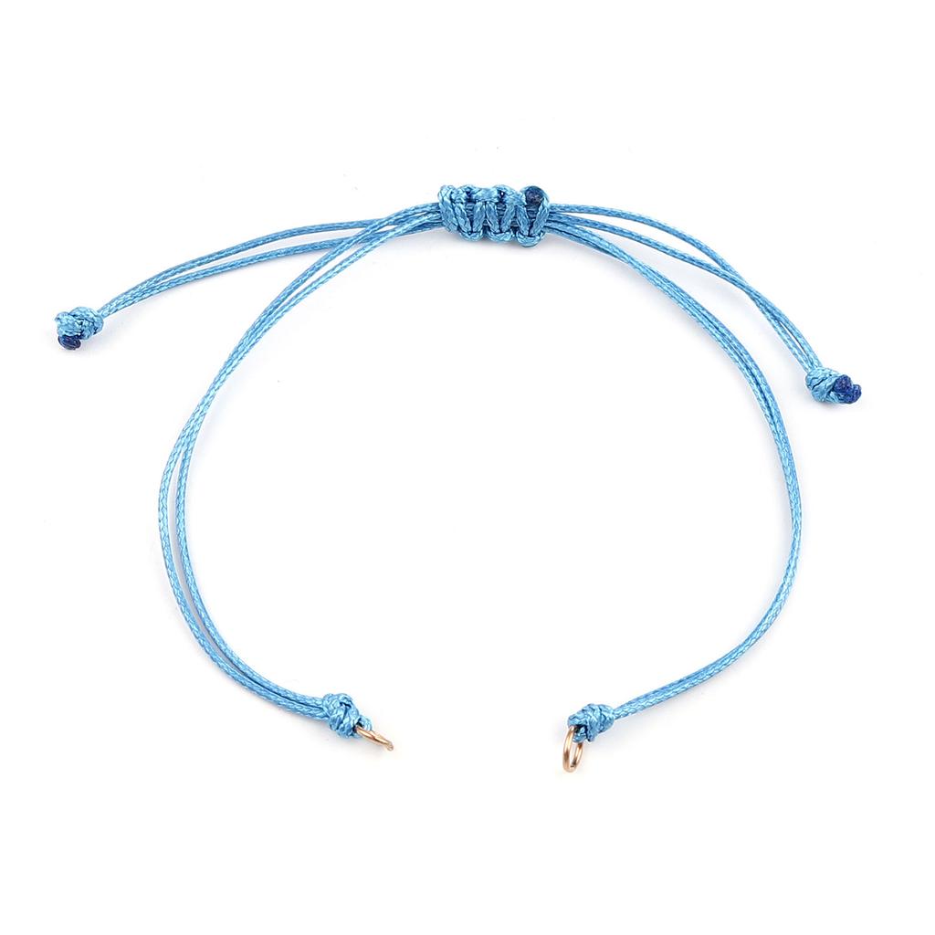 5PCs Multicolor Rope Lucky knots Bracelets Polyester Handmade Bangles Braiding Braided Bracelets Accessories Findings Adjustable