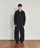Hoite Rustle Strap Curve Pants (Black)