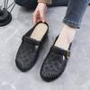 Fashion New Women's Half-pack of Drag Sandals, Middle-aged and Elderly Lazy Soft-soled Hollowed-out Non-slip Waterproof Sandals