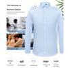 Hengyuanxiang Men's Long-Sleeve Business Casual Shirt