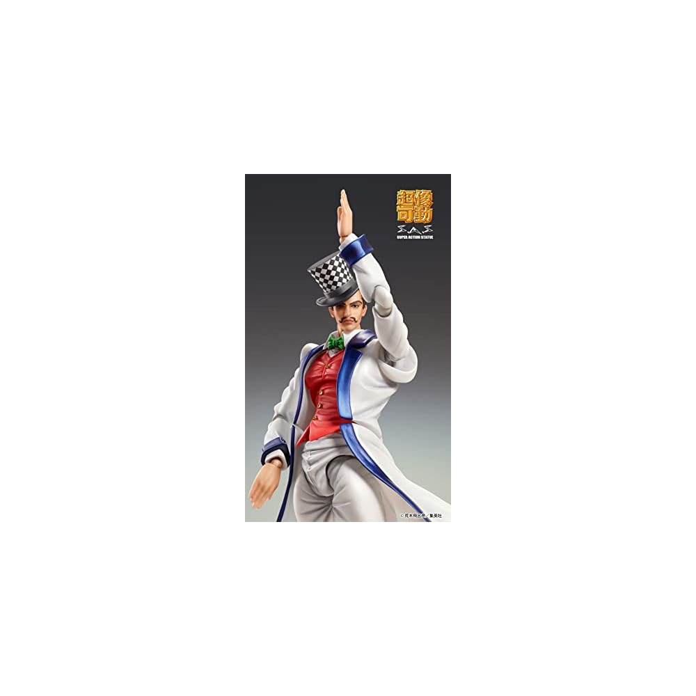 Super Action Statue JoJo's Bizarre Adventure Part 1 Will A. Zeppeli 160mm PVC ABS Nylon Painted Action Figure
