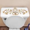 1PC Gold Pattern Diamond Bathroom Toilet Toilet Sticker Decorative Sticker Beautification Waterproof Self-adhesive Tear-off Sticker