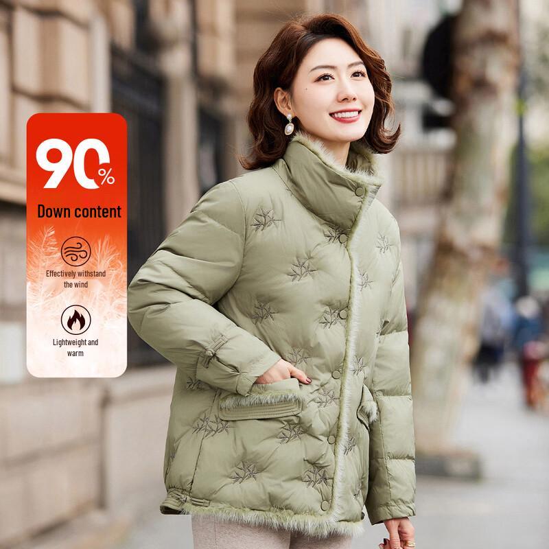 Pasite 90% Duck Down Warm Winter Jacket for Women XL