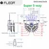 FLEOR 1PC Electric Guitar Pickup Selector Switch 5 Way /3 Way / Super 5 Way Switch and Tips for Guitar Parts Accessories