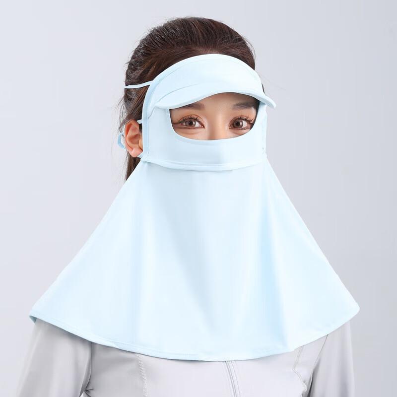 

MEET SUNNY Ice Silk Sun Protection Face Mask with Brim One Size