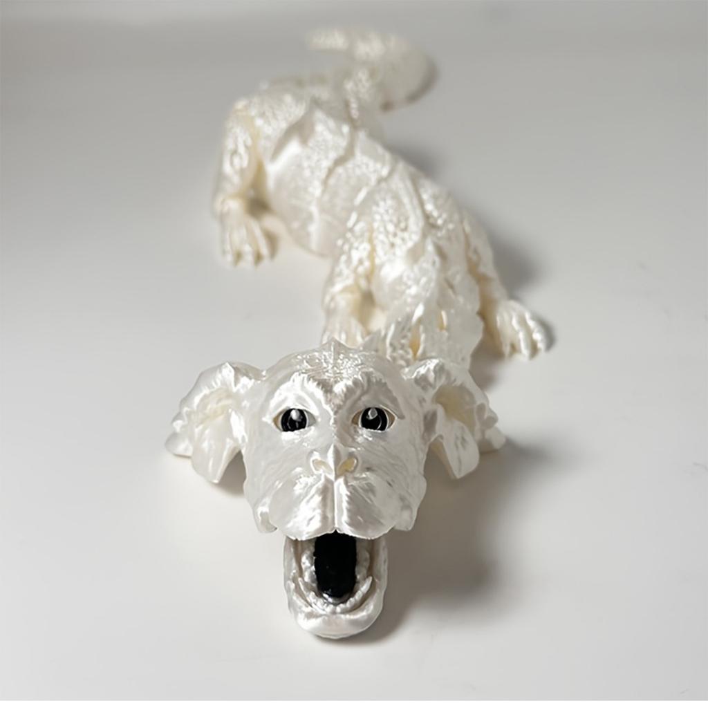 3D Printed Dragon Dog Dragon Crafts Toys Ornament